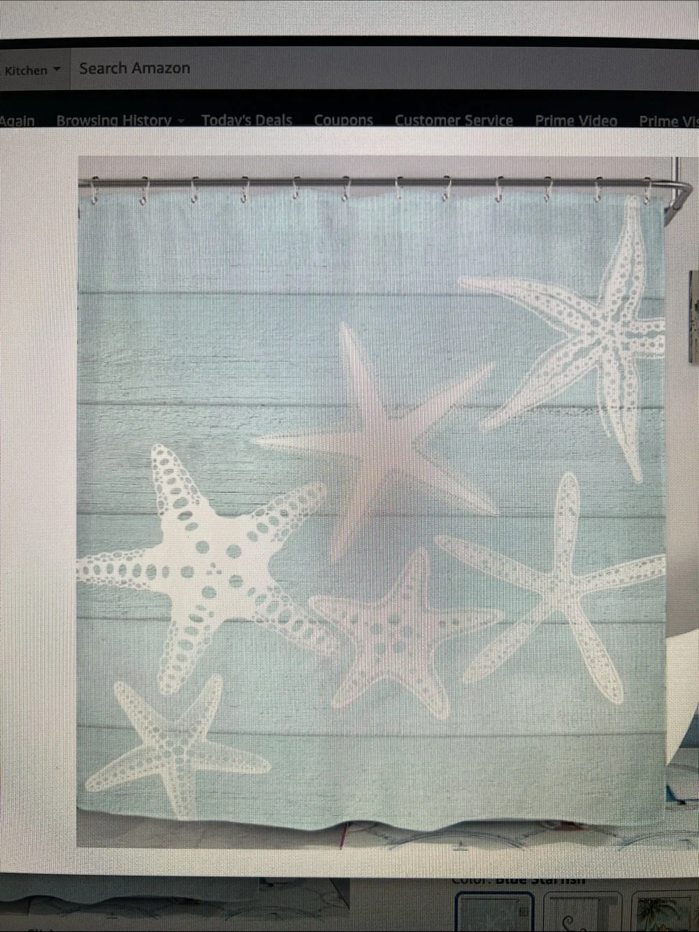 New Shower curtain